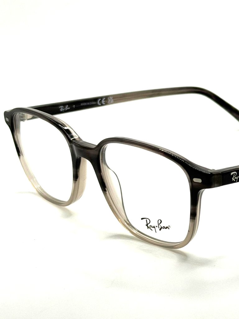 New Ray Ban Rb 5393 Leonard 8106 Grey Horn Fade Unisex 49mm 17 145